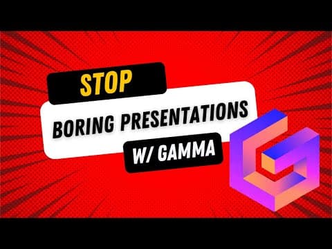 Streamline Your Deck, Connect with Your Audience with Gamma