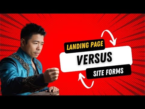 Landing Pages vs. Forms: Which One Is Better?