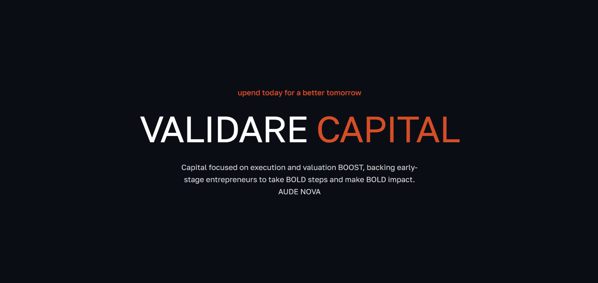 Validare Capital